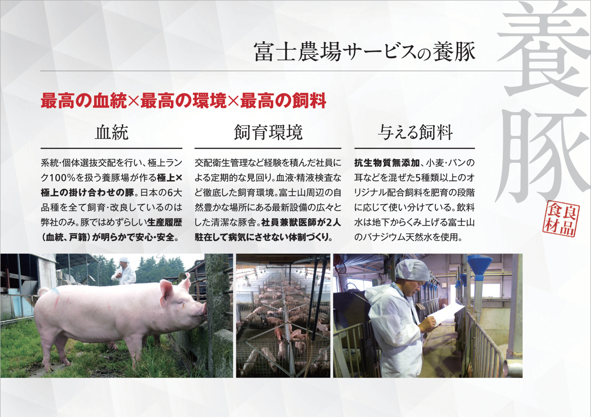 富士幻豚の味について 富士幻豚 ふじげんとん 公式webサイト